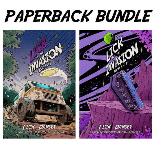 Lick and the Invasion Paperback Bundle - Lick and the Invasion: Books 1 -3 and Lick and the Invasion: Books 4 - 6 (Paperbacks)