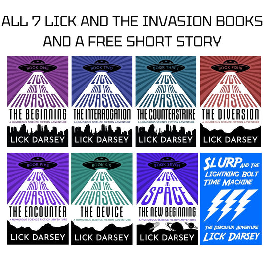 Lick and the Invasion Series Bundle (7 eBooks) + A Free Short Story (eBook)